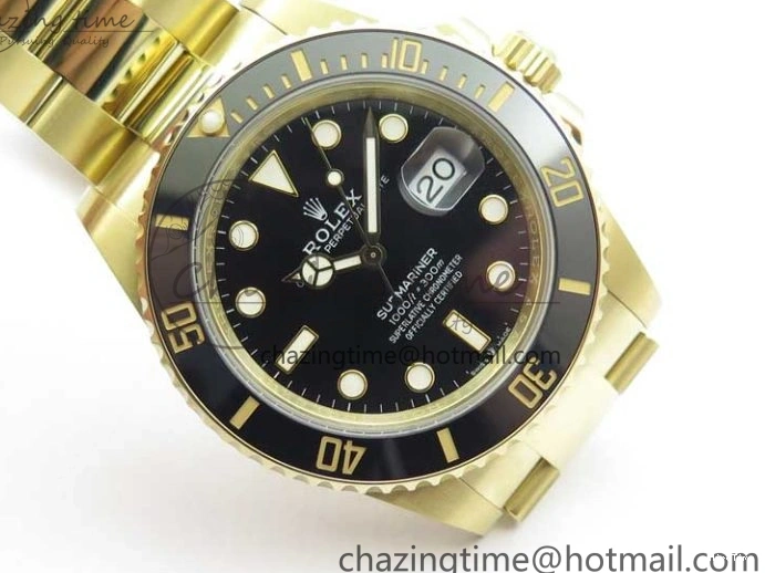 MiroTime 0113 Submariner 41mm 126613 LN YG BP Maker Best Edition Black Dial on YG Bracelet OnTrend 2573